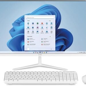 Computador All in One Ultra, W11 Home, Processador Intel Celeron Memória 4GB 120GB SSD, Tela 23,8”FHD + Microsoft 365 Personal + 1TB na Nuvem Branco – UB830
