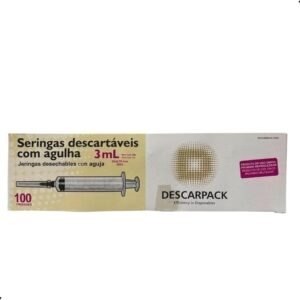 Descarpack – Seringa 03Ml Com Agulha 25 X 0 70 Mm