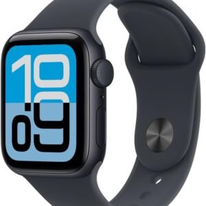 Apple Watch SE 3 GPS, Caixa em alumínio meia‑noite de 40 mm com Bracelete desportiva meia‑noite – P/M Apple Watch SE 3 GPS, Caixa em alumínio meia‑noite de 40 mm com Bracelete desportiva meia‑noite – P/M
