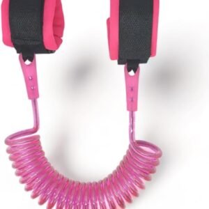 Pulseira Guia Infantil de Segurança Proteção para Criança Pulso Anti Perda (Rosa)