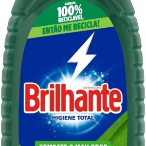 Brilhante Lava Roupas Líquido Higiene Total 3L