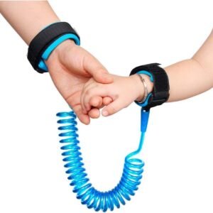 Pulseira Guia Infantil de Segurança Proteção para Criança Pulso Anti Perda (Azul)