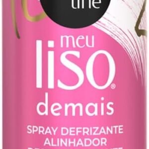 Salon Line, Meu Liso Demais, Spray Defrizante Protetor Térmico, Vegano – Para Cabelos Lisos Naturais, Alisados ou Relaxados, 240 ml