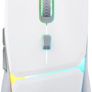 Mouse Gamer Crusader 12800 DPI Branco Fortrek