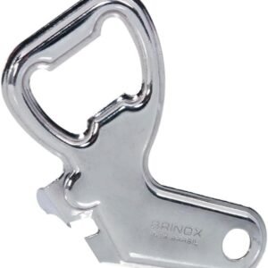 Brinox – Abridor de Latas e Garrafas 9cm Beli – Aço Inox