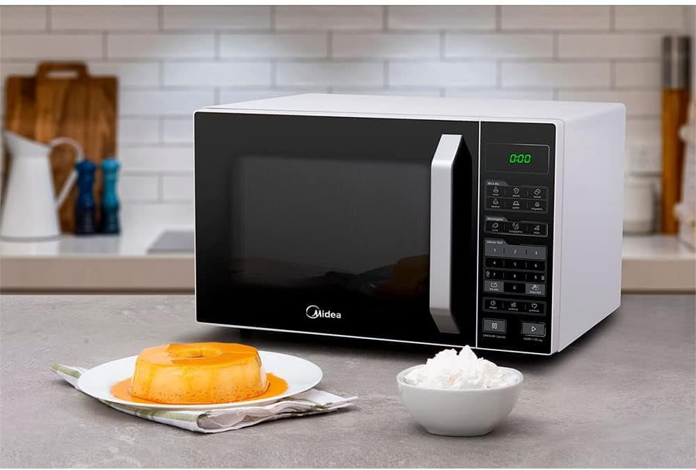 Micro-ondas 27L Branco e Preto Midea LED 127V MXSA27P1 - Imagem 6