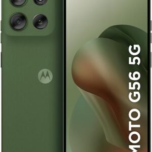 Smartphone Motorola Moto g56 5G – 256GB 24GB (8GB RAM+16GB Ram Boost) e 50MP Sony Lytia 600 Camera Ultrarresistencia militar IP68 + IP69 – Verde