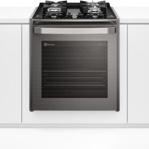 Electrolux Fogão de Embutir 4 bocas Electrolux Cinza Experience Mesa de Vidro, Grill e PerfectCook360 (FE4EG) 127V