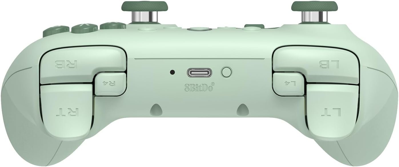 8BitDo Ultimate 2C Wireless Controller for Windows PC and Android, with 1000 Hz Polling Rate, Hall Effect Joysticks and Triggers, and Remappable L4/R4 Bumpers (Green) - Imagem 3