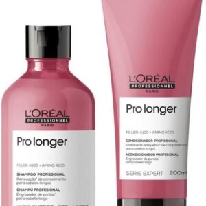 KIT LOREAL PRO LONGER SHAMPOO 300ML+CONDICIONADOR 200ML