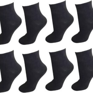 Kit 6 Pares de Meias Unissex Infantil Cano Médio Alto