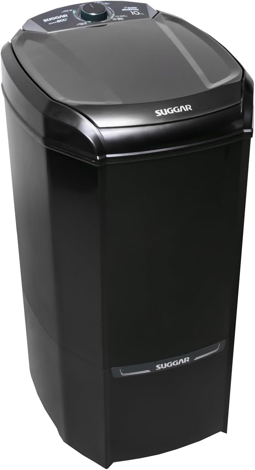 SUGGAR LAVADORA DE ROUPAS LAVAMAX ECO 10KG 110V PRETA LE1021PT - Imagem 3