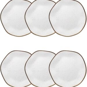 Oxford Conjunto com 6 Pratos de Sobremesa 21,5cm Ryo Maresia