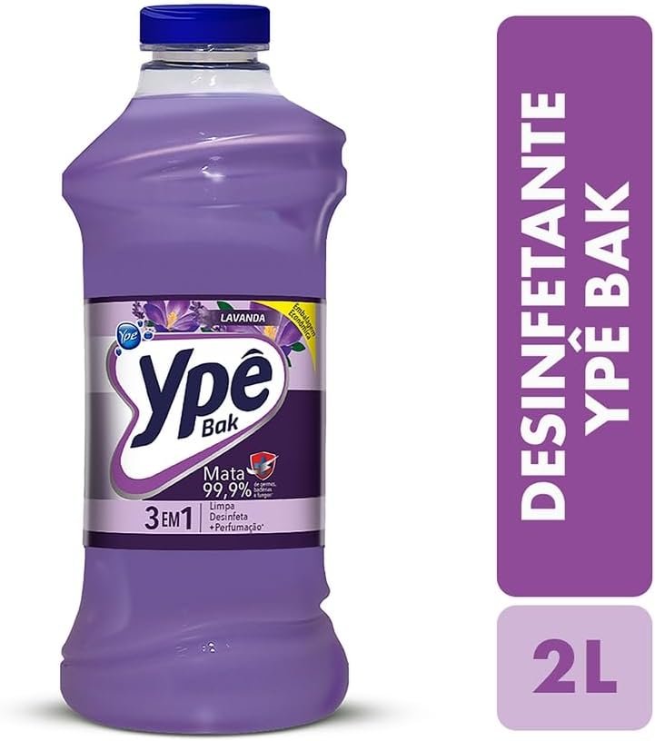 Ypê Desinfetante Bak Lavanda 2L - Imagem 2