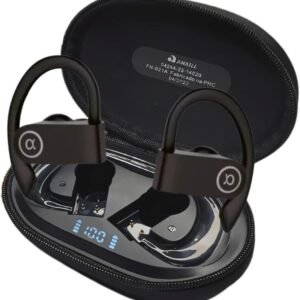 Fone de Ouvido, Bluetooth 5.4, IPX5 à Prova D’Água, 45h de Bateria, Com Microfone Embutido. Design Esportivo e Ergonômico, Ideal Para Corridas, Atividades Físicas, Videogame, IPhone e Android