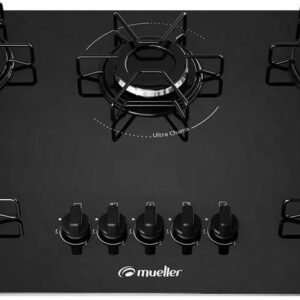 Cooktop Mueller 5 Bocas com Queimador Ultra Chama Mcg115bg1