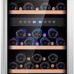 Adega Climatizada de Embutir 78 Garrafas Eos Premium Dual Zone Eac78d 220v