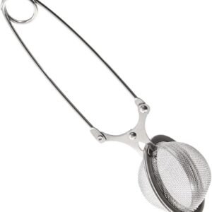 Infusor de Chá em Aço Inoxidável Cabo Ideal para Ervas e Chás Infusão Fácil de Usar e Limpar Durável e Reutilizável Tipo Pinça Filtro de Chá
