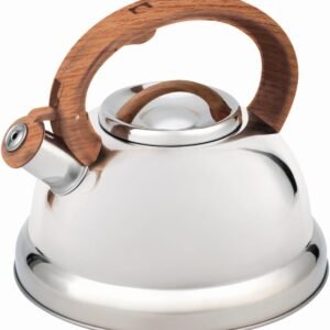 Brinox – Chaleira com Apito 2,7L Roma – Inox