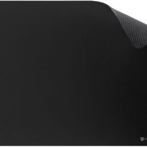 Mouse Pad TopGet ProControl | Gamer & Home Office | Precisão, Deslize Suave | Base Borracha Antiderrapante, Poliéster Durável | 22×18 cm (Preto)