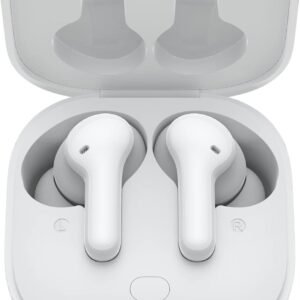 Qcy Fone De Ouvido Sem Fio T13 TWS Bluetooth 5.1 Com 4 Microfones Controle De Toque IPX5 À Prova d’Água 40 Horas De Tempo De Reprodução, Branco