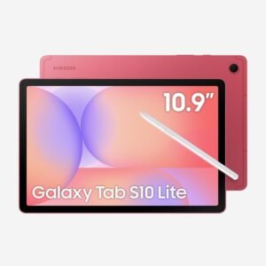 Galaxy Tab S10 Lite, 128GB, Tela 10.9″, WIFI, Vermelho