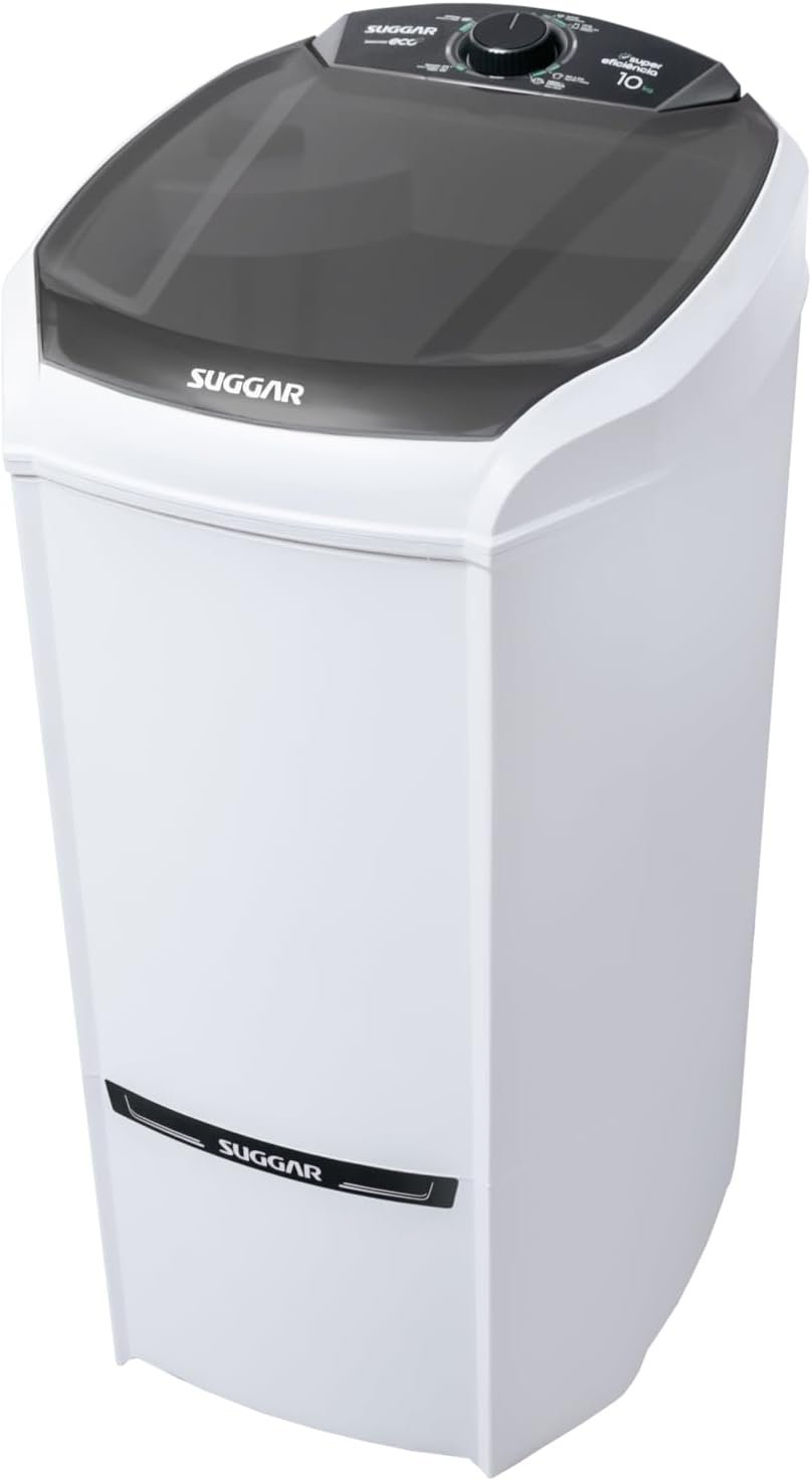 SUGGAR LAVADORA DE ROUPAS LAVAMAX ECO 10KG 220V BRANCA LE1022BR