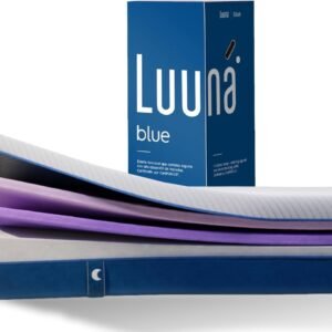 Colchão Queen Luuna Blue, Garantia 10 Anos, Firme Confortável, Bloqueio de Movimentos – 158x198cm
