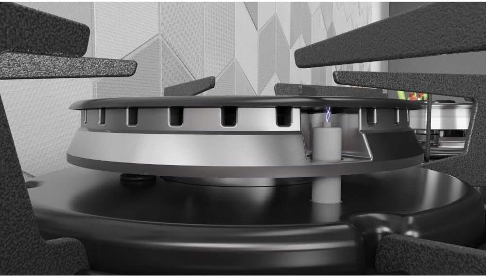 Cooktop 4 Bocas a Gás Itatiaia Electra Glass Mesa de Vidro Acendimento Superautomático Preto Bivolt - Imagem 2