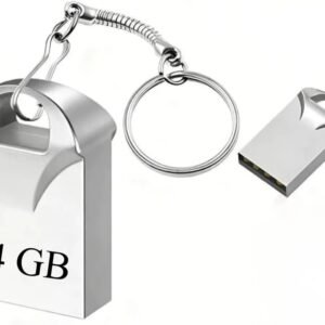 Pen Drive Chaveiro Metálico USB 2.0 – 4GB, 8GB, 16GB, 32GB ou 64GB Portátil (64, GB)