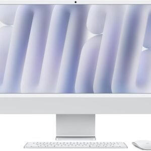 Apple 2024 iMac (de 24 polegadas, Chip M4 da Apple com CPU de 10 núcleos e GPU de 10 núcleos, 16GB Memória unificada, de 256 GB) – Prateado