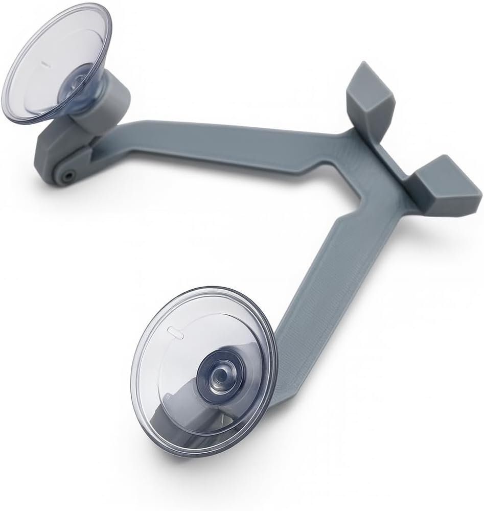 Suporte 2 em 1 para Antena Starlink Mini G4 – Ventosas para Vidro e Painel, Ajuste de Ângulo, Instalação Sem Furos, Fixação Firme Antivibração, Portátil, Ideal para Carro/Motorhome/RV, Material PETG