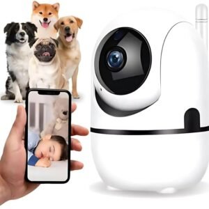 Babá Eletrônica Câmera Wi-Fi de Segurança IP Full HD 1080p – Visão Noturna, Áudio Bidirecional, Monitoramento Remoto via Celular, Rastreio por Movimento, Ideal para Bebê, Pet e Casa Babá Eletrônica Câmera Wi-Fi de Segurança IP Full HD 1080p – Visão Noturna, Áudio Bidirecional, Monitoramento Remoto via Celular, Rastreio por Movimento, Ideal para Bebê, Pet e Casa