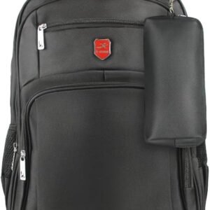 Mochila Masculina Reforçada Executiva Grande Mochila para Notebook Trabalho Viagem Escola Bolso Antifurto com Saídas USB/Fone Unissex