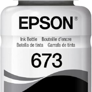 Garrafa de Tinta Original Epson EcoTank T673 Preto – T673120