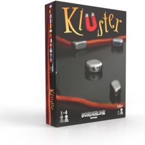 Buró, Kluster, Jogo de Imãs, Estratégico, Diversão para família, 1-4 jogadores, 10 minutos