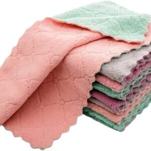 Kit 10 Pano Mágico Microfibra Reutilizável: Super Absorção para Limpeza. Cozinha, Carro, Casa. Não Risca