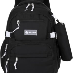 Mochila Escolar Grande Impermeável Bolsa Reforçada Com Bolso Antifurto e Divisória Para Notebook Acompanha Estojo Feminina Masculina Trabalho Faculdade Adulto Infantil Juvenil Adolescente