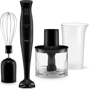 Mixer Vertical Turbo Chef Elgin 3 em 1 200W Preto 110v
