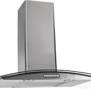 COIFA DE PAREDE Fogatti VIDRO CURVO DUTO SLIM INOX 80CM 127V