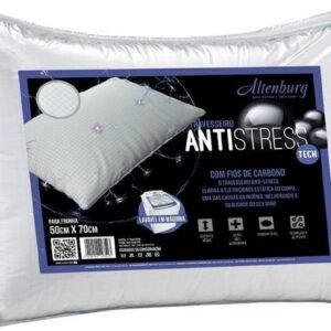 Travesseiro Antistress 50 x 70 cm Branco – Altenburg