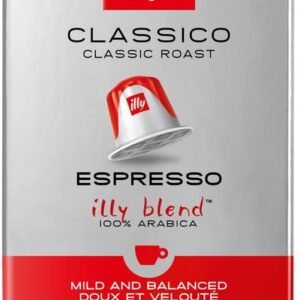 Illy Café Illy Torrado Clássico Em Cápsulas Compatíveis Com Nespresso® – 100% Arábica – 1 Pacote De 10 Cápsulas