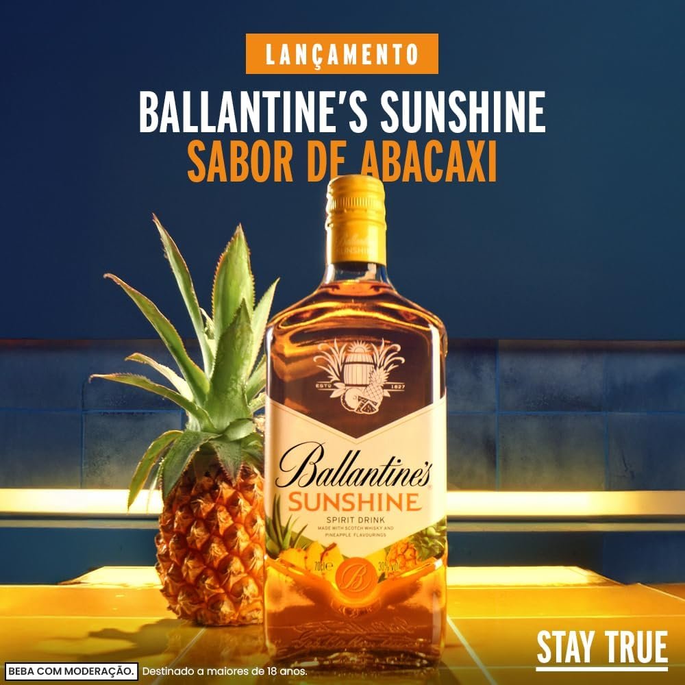 Whisky Ballantine's Sunshine Abacaxi - 700 ml - Imagem 4