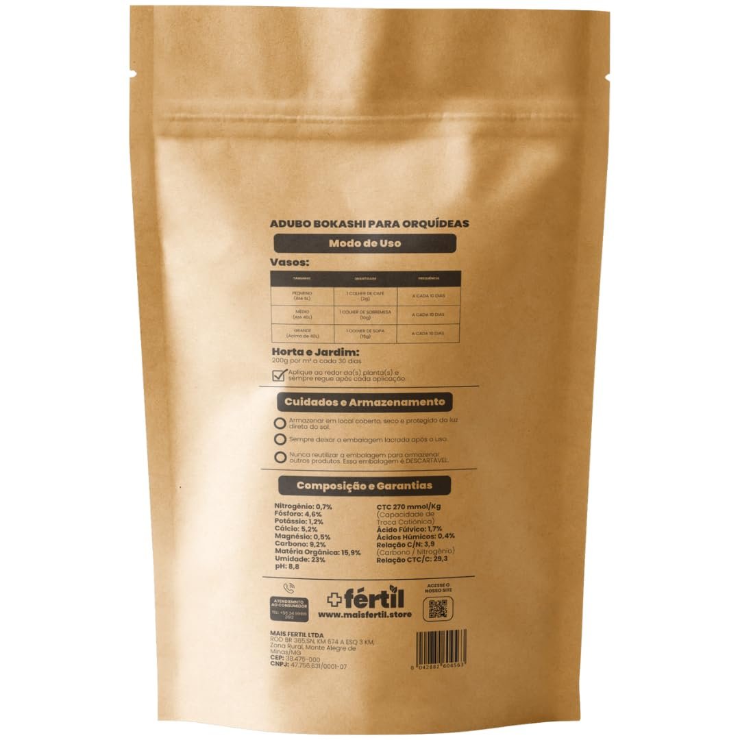 Adubo Bokashi Para Orquídeas 1 Kg - Imagem 2