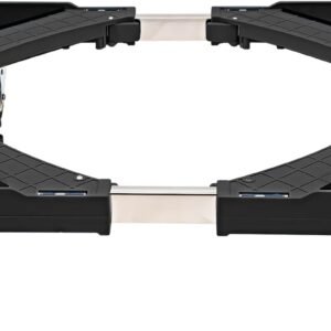 Suporte Móvel, Base Móvel com Roda Universal, Ajuste de Tamanho Livre, Adequado para Geladeira, Máquina de Lavar, Móveis e Eletrodomésticos Domésticos, Preto Suporte Móvel, Base Móvel com Roda Universal, Ajuste de Tamanho Livre, Adequado para Geladeira, Máquina de Lavar, Móveis e Eletrodomésticos Domésticos, Preto
