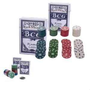 Kit Jogo De Poker 100 Fichas Profissional Chips Cassino Top Com 2 Baralhos