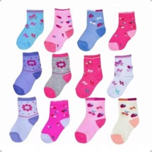 Kit 12 Pares Meias Infantil