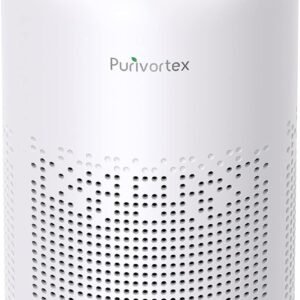 Purificador de ar HEPA para quarto – filtra odores de pelos de pelos – Portátil com esponja de fragrância – Modo de suspensão e controle de velocidade – AC300 (branco)