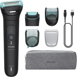 PHILIPS Aparador e raspador de pelos do corpo, à prova d’água, Bivolt, BG7470/15