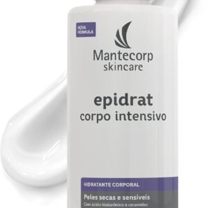 Hidratante Corporal Epidrat Intensivo – 450ml – Hidratação e Nutrição – Para Peles Secas – Fórmula de Longa Duração e Rápida Absorção – Mantecorp